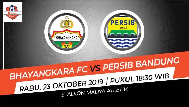 Prediksi pertandingan Shopee Liga 1 Indonesia antara Bhayangkara FC vs Persib Bandung pada Rabu  (23/10/19) sore WIB. Copyright: © INDOSPORT