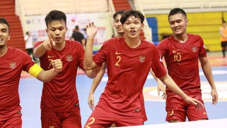 Timnas Futsal Indonesia akan melakoni babak semifinal Piala AFF Futsal 2019 menghadapi Myanmar, Jumat (25/10/19) sore ini. Copyright: © Ical/Media FFI