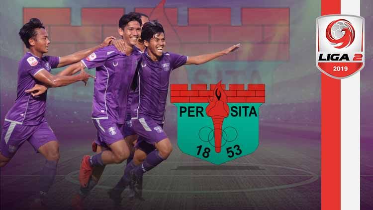 Persita Tangerang masih memiliki peluang lolos ke semifinal Liga 2 2019, meski baru saja menerima hasil pahit kekalahan. Copyright: © INDOSPORT