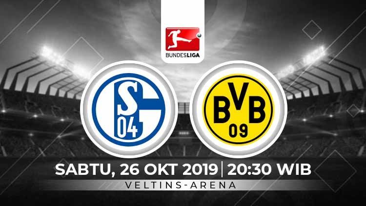 Berikut prediksi pertandingan antara Schalke 04 vs Borussia Dortmund di Bundesliga Jerman yang bertajuk The Revierderby, Sabtu (26/10/19) WIB Copyright: © INDOSPORT