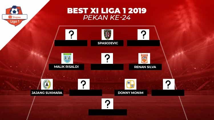 Pada pekan ke-24 Shopee Liga 1 2019, pemain-pemain jebolan Persib Bandung tampil bersinar dan mendominasi starting eleven terbaik. Berikut susunan lengkapnya. Copyright: © INDOSPORT