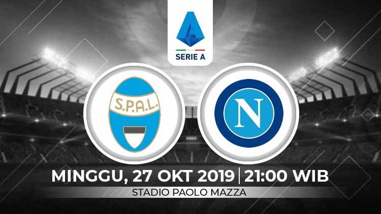 Napoli akan kembali melanjutkan perjuangannya di kancah Serie A Italia 2019-2020 dengan bertandang ke markas SPAL pada pekan ke-9 Copyright: © INDOSPORT