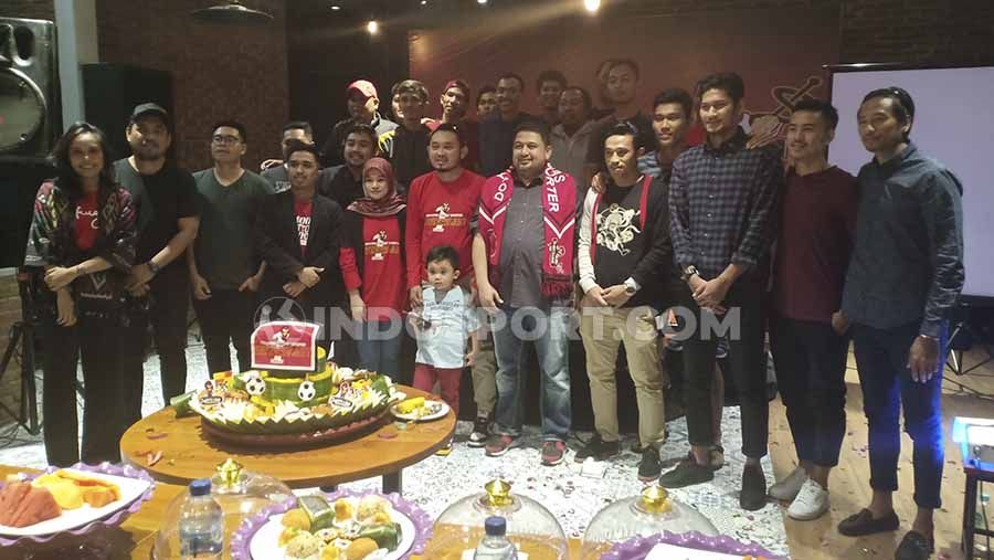 Perayaan First Anniversary Komunitas Dottoro Suporter (KDS) PSM Makassar. Copyright: © Adriyan Adirizky/INDOSPORT