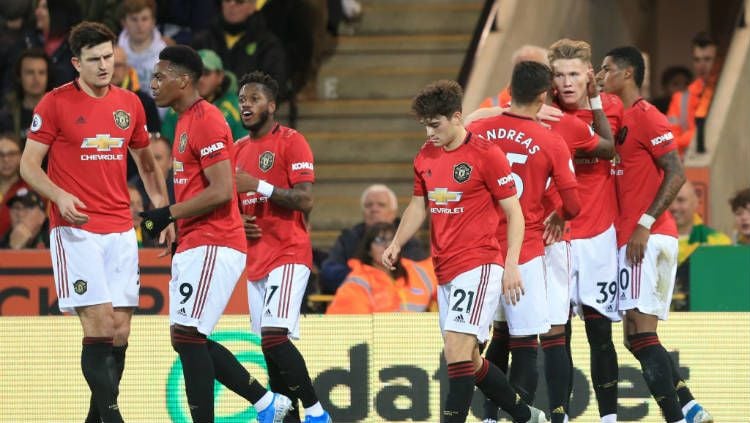 Skuat Manchester United akan kian kuat lewat gabungnya lima pemain muda jebolan akademi mereka. Copyright: © Stephen Pond/Getty Images