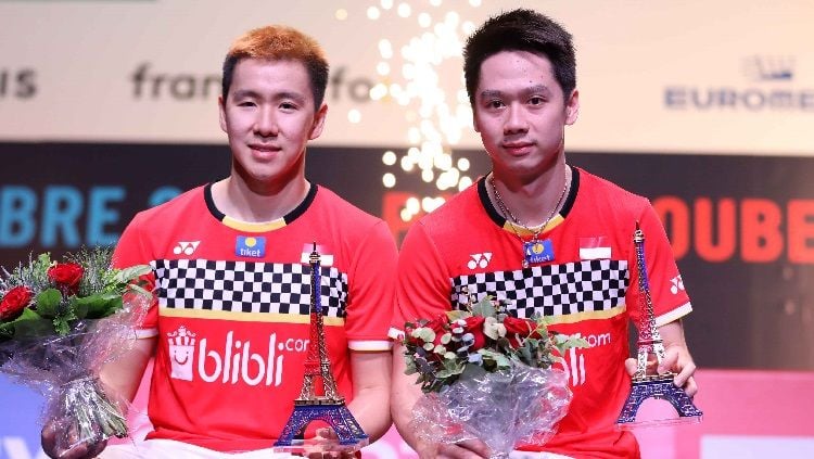 Kilas balik kejayaan tim bulutangkis Indonesia di French Open 2019 yang sampai membuat beberapa Juara Dunia tunduk. Copyright: © PBSI