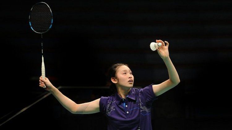 Bela Indonesia, Fuyu Iwasaki ganas juara di Kazakhstan. Copyright: © bwfbadminton.com