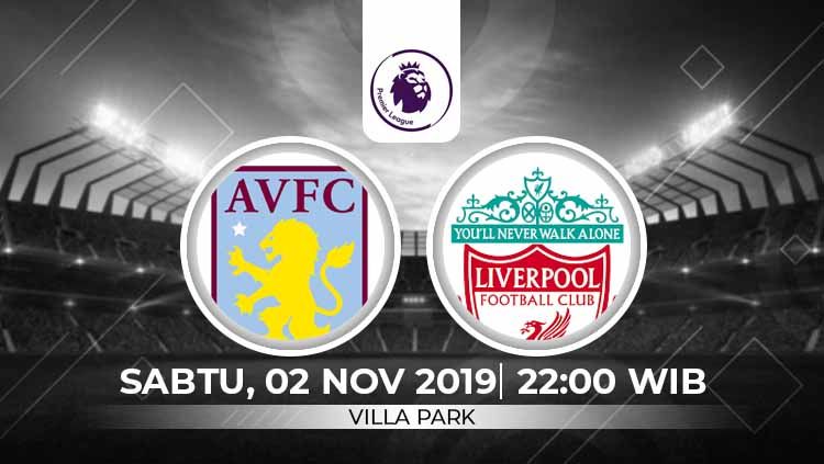 Link live streaming pertandingan Aston Villa vs Liverpool Copyright: © INDOSPORT