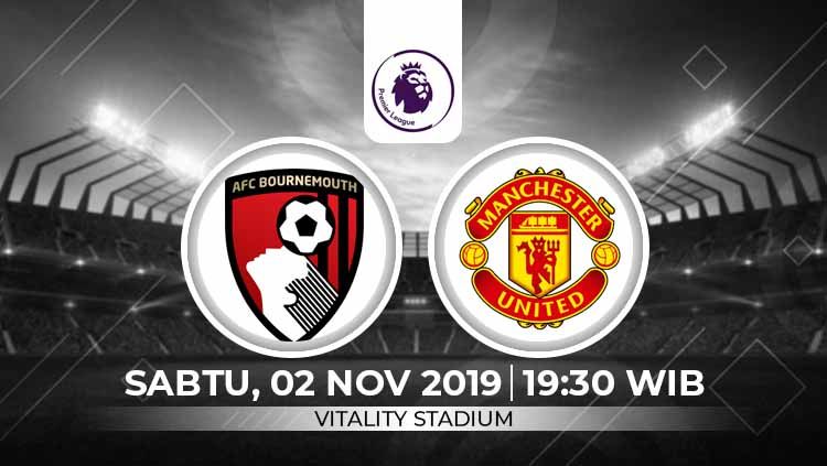 Laga antara Bournemouth melawan Manchester United di Vitality Stadium, Sabtu (2/11/19) pukul 19.30 WIB bisa disaksikan melalui Mola Polytron Streaming. Copyright: © INDOSPORT