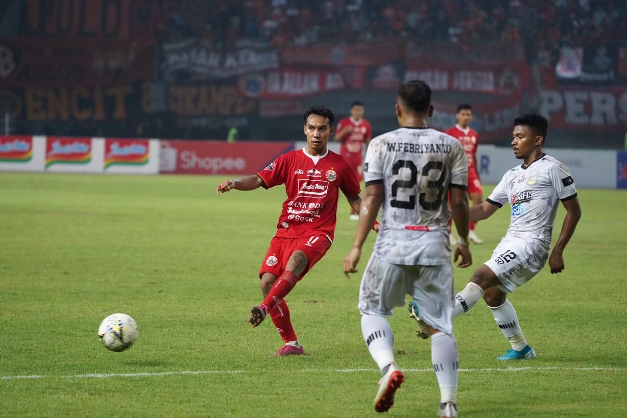 Laga Liga 1 2019 antara Persija Jakarta vs Tira Persikabo. Copyright: © Media Persija