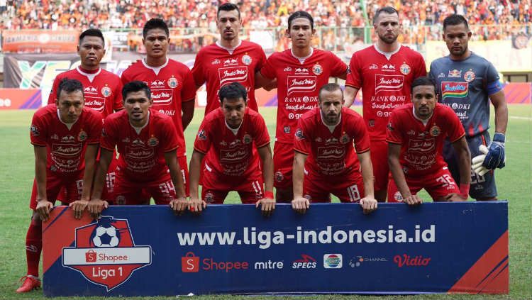 Persija Jakarta terancam terdegradasi dari Liga 1 2019, andai ke depannya gagal menuai hasil maksimal. Copyright: © Media Persija