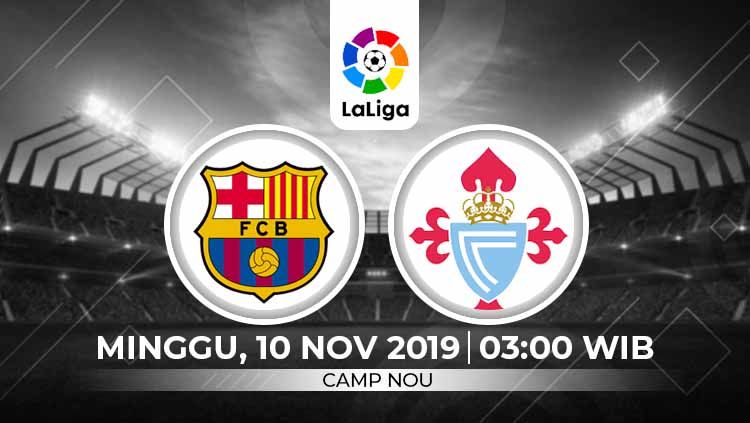 Barcelona diprediksi harus berjuang ekstra keras untuk mengalahkan Celta Vigo dalam pekan ke-13 LaLiga Spanyol, Minggu (10/11/19), pukul 03.00 WIB, di Camp Nou. Copyright: &copy; INDOSPORT