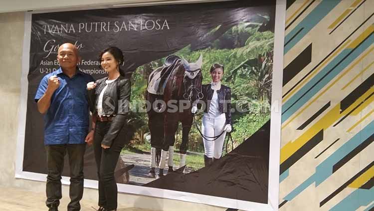 Atlet Berkuda wanita Indonesia, Ivana Putri Santosa Copyright: © Zainal Hasan/INDOSPORT