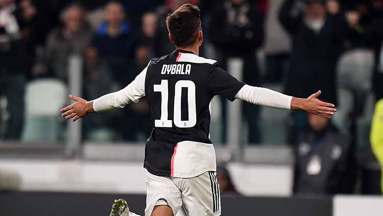 Drama kepindahan bintang Juventus, Paulo Dybala, memasuki babak akhir usai winger 28 tahun tersebut memutuskan untuk gabung dengan Inter Milan. Copyright: © Tullio M. Puglia/Getty Images