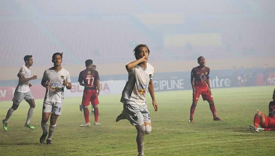 4 Fakta prestisius hadir ketika Persik Kediri sukses kandaskan Persita Tangerang, 2-3 di pertandingan final Liga 2 2019, Senin (25/11/19). Copyright: © Media Persita