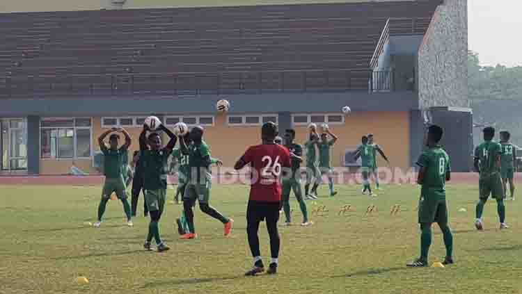 Usai sebelumnya hanya bermain imbang lawan Persik Kediri, PSMS diharapkan kembali bangkit saat melawan Martapura FC di Liga 2. Copyright: © Aldi Aulia Anwar/INDOSPORT