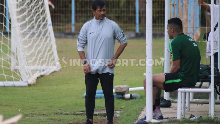 Pelatih Timnas Indonesia U-23, Indra Sjafri mengungkap kemungkinan tak memanfaatkan kuota senior pada ajang SEA Games 2019. Copyright: © Nofik Lukman Hakim/INDOSPORT