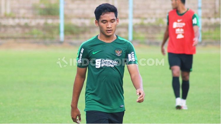 Gelandang asal Tabanan, I Kadek Agung Widnyana memastikan Timnas Indonesia U-23 siap menghadapi Bali United dalam laga uji coba di Stadion Madya Senayan, Jakarta Copyright: © Nofik Lukman Hakim/INDOSPORT