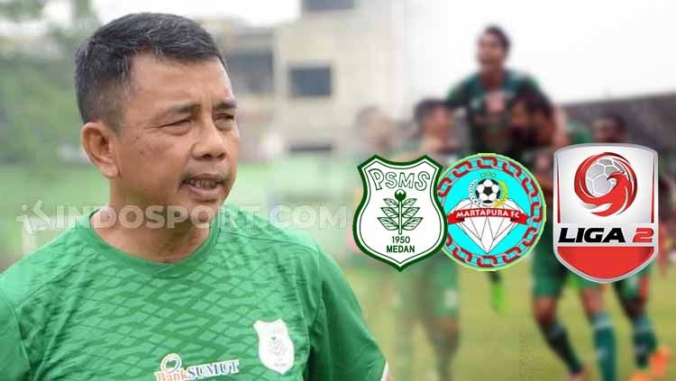 Pelatih klub Liga 2 PSMS Medan Jafri Sastra jelang Kontra Martapura Copyright: © Ilustrasi INDOSPORT
