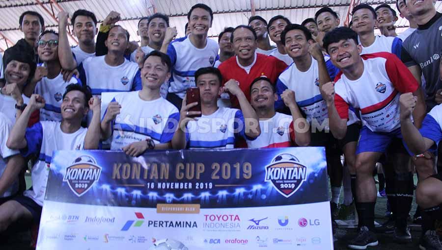 Menteri Pemuda dan Olahraga (Menpora) Republik Indonesia Zainudin Amali meriahkan satu dekade Kontan Cup. Copyright: © Ahmad Fatih Qadri/INDOSPORT