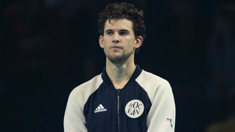 Dominic Thiem jadi runner up ATP Finals 2019 usai kalah dari Stefanos Tsitsipas. Copyright: © TPN/Getty Images