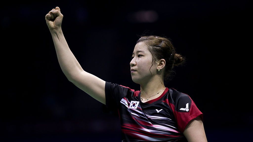 Bae Yeon Ju, legenda tunggal putri Korea Selatan langsung tersingkir di putaran pertama Korea Masters 2019 Copyright: © Visual China Group via Getty Images