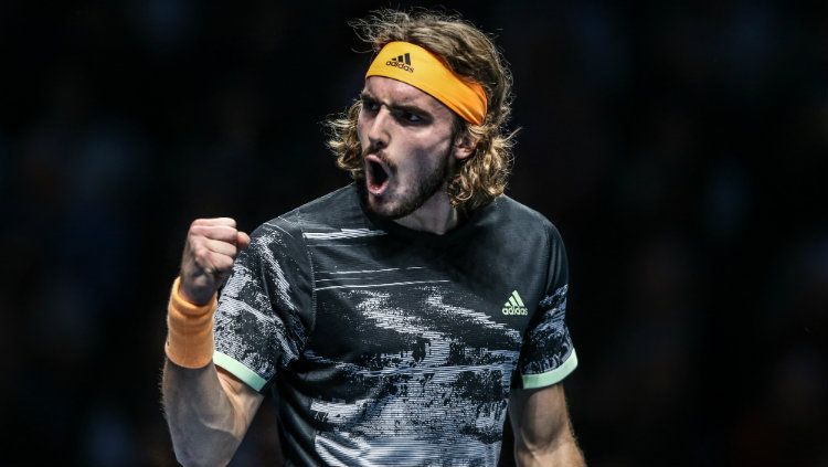 Stefanos Tsitsipas juga tampil di semifinal Monte-Carlo Masters 2022. Foto: Rob Newell - CameraSport via Getty Images. Copyright: © Rob Newell - CameraSport via Getty Images