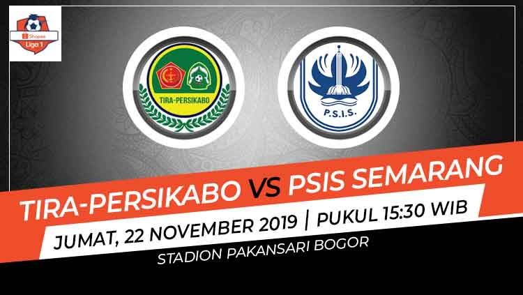 Tira-Persikabo akan menjamu PSIS Semarang dalam lanjutan Liga 1 pekan ke-28, Jumat (22/11/19) pukul 15.30 WIB. Berikut prediksinya. Copyright: © INDOSPORT