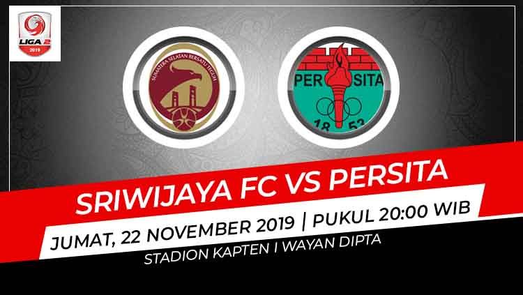 Pertandingan semifinal Liga 2 2019 antara Sriwijaya FC vs Persita Tangerang diprediksi bakal berjalan sengit, sebab memperebutkan tiket promosi pertama. Copyright: © INDOSPORT