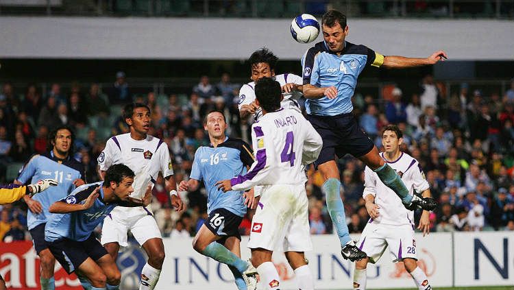 Situasi pertandingan Sydney FC vs Persik Kediri di Liga Champions Asia 2007. Copyright: © Cameron Spencer /Getty Images