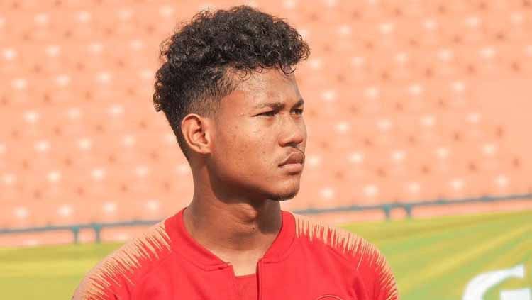 Fullback Timnas Indonesia U-19 yang tengah mengikuti pemusatan latihan, yakni Amiruddin Bagas Kaffa, mengaku dalam kondisi baik meski masih harus beradaptasi dengan cuaca dingin Spanyol. Copyright: © bagaskaffaa