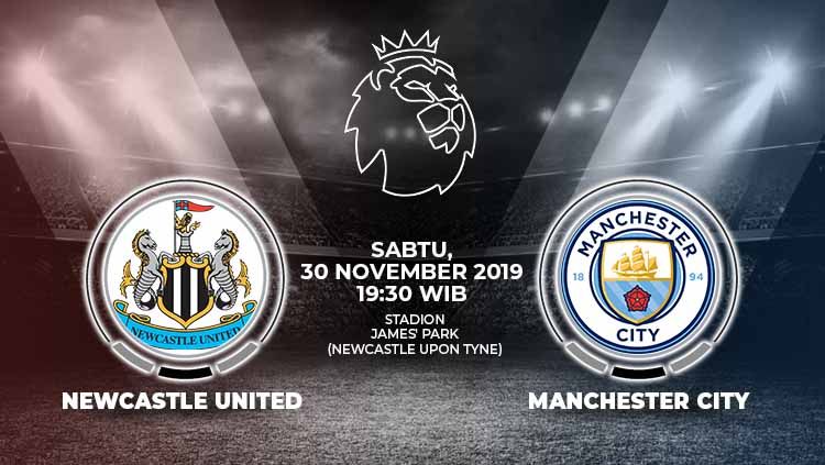 Manchester City akan menghadapi tantangan berat dengan bertandang ke markas Newcastle United, Sabtu (30/11/19) pukul 19.30 WIB, dalam pekan ke-14 Liga Inggris. Copyright: © Grafis: Indosport.com