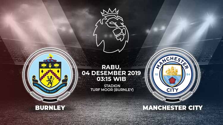 Manchester City diprediksi bisa mengalahkan Burnley di pekan ke-15 Liga Inggris, Rabu (4/12/19) pukul 03.15 WIB, di Turf Moor. Copyright: © Grafis: Indosport.com