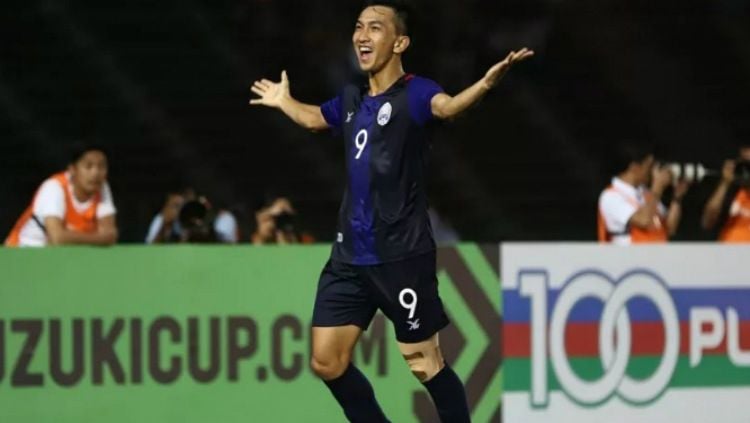 Keo Sokpheng, 'Si Ronaldo Kamboja' yang siap menjadi mimpi buruk Vietnam di Semifinal SEA Games 2019. Copyright: © neuck.com/