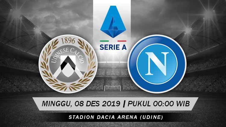 Pertandingan antara Udinese vs Napoli. Copyright: © Grafis: Indosport