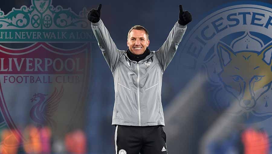 Pelatih Leicester City, Brendan Rodgers, akan menghadapi Liverpool di Liga Inggris, Sabtu (13/02/21) malam WIB. Copyright: © Michael Regan/Getty Images