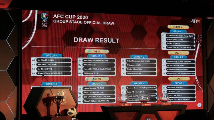 Suasana drawing Piala AFC 2020 di AFC House, Kuala Lumpur, Malaysia, Selasa (10/12/19). Copyright: © Media PSM Makassar