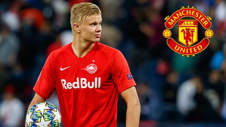 Hasil gambar untuk erling haaland united