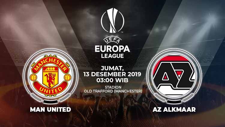 Berikut prediksi pertandingan antara Manchester United vs AZ Alkmaar dalam lanjutan Liga Europa 2019-2020 Grup L. Copyright: © Grafis: Indosport.com
