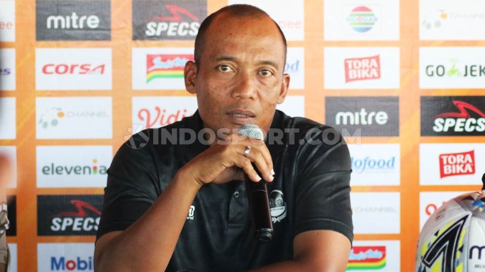 Pelatih baru PSMS Medan, Miftahudin Mukson. Copyright: © Nofik Lukman Hakim/INDOSPORT