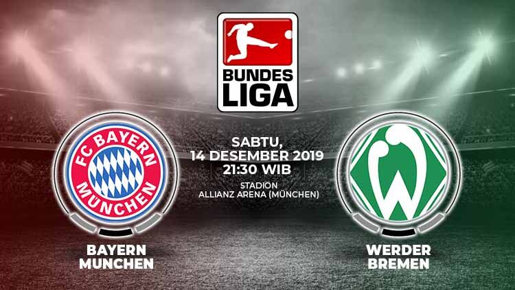 Prediksi pertandingan Bundesliga Jerman antara Bayern Munchen vs Werder Bremen. Copyright: © Grafis: Indosport.com