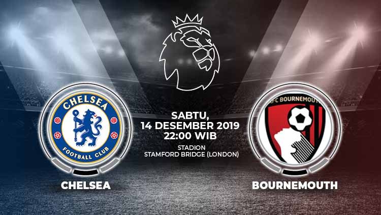 Chelsea punya kesempatan yang bagus untuk menjaga posisi empat besar dengan menjamu AFC Bournemouth di Stamford Bridge, Sabtu (14/12/19), pukul 22.00 WIB. Copyright: © Grafis: Indosport.com