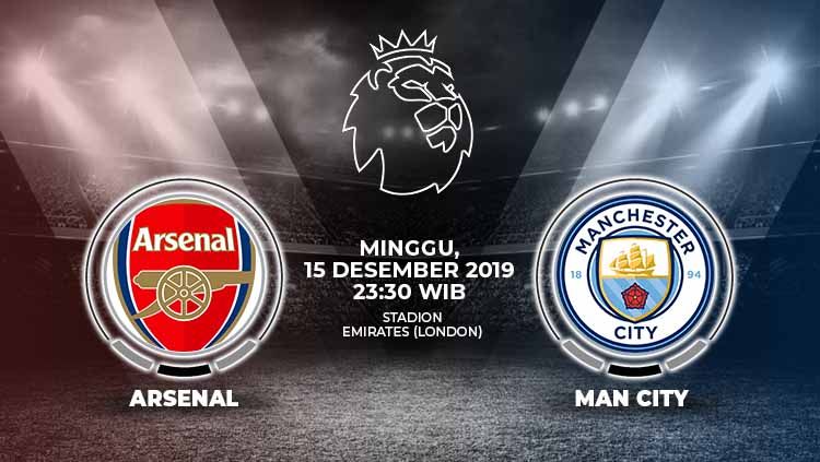 Pertandingan Liga inggris 2019-2020 antara Arsenal vs Manchester City akan menyajikan duel sengit. Berikut link live streaming untuk menyaksikannya. Copyright: © Grafis: Indosport.com