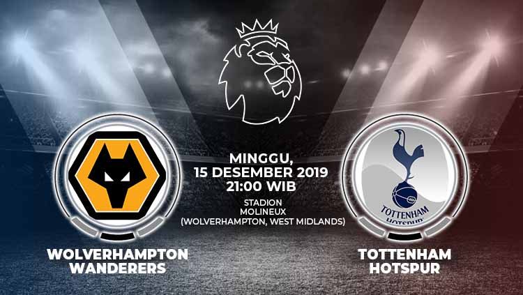 Berikut prediksi pertandingan Liga Inggris Wolverhampton Wanderers vs Tottenham Hotspur, Minggu (15/12/19). Copyright: © Grafis: Indosport.com