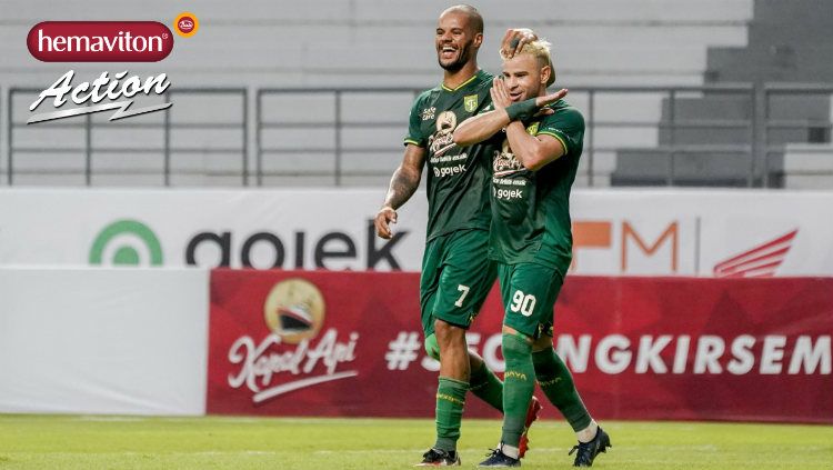 Persebaya Surabaya menang 4-1 atas Arema FC di laga lanjutan Liga 1. Copyright: © Media Persebaya