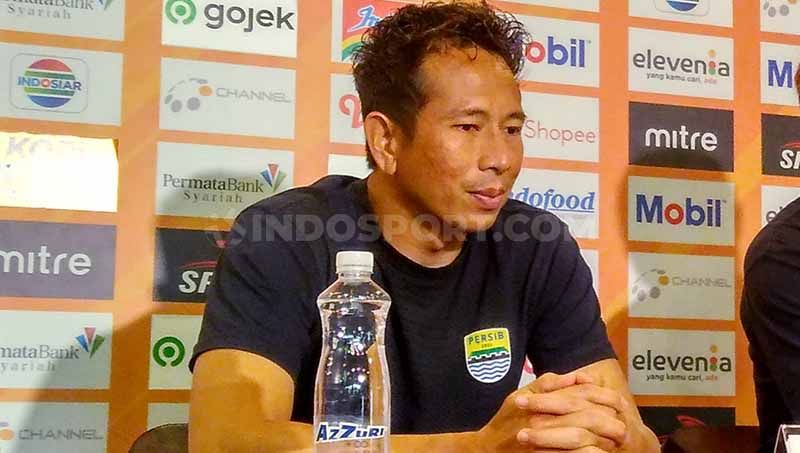 Penjaga gawang Persib Bandung, I Made Wirawan mengaku siap berlatih kembali dengan tim pada Senin (06/07/20) untuk persiapan mengarungi lanjutan Liga 1 2020. Copyright: © Arif Rahman/INDOSPORT