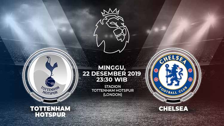 Tottenham Hotspur diprediksi bakal menemui perlawanan sengit dari Chelsea pada pekan ke-18 Liga Inggris, Minggu (22/12/19), pukul 22.30 WIB. Copyright: © Grafis: Ynt/Indosport.com