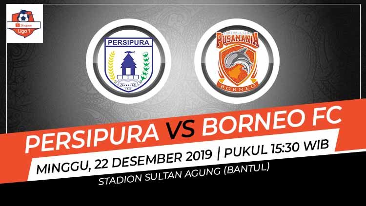 Pertandingan antara Persipura Jayapura vs Borneo FC. Copyright: © Grafis: Ynt/Indosport.com