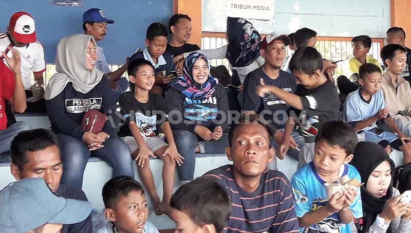 Keteesediaan tribun media beserta fasilitasnya patut menjadi fokus utama Persela Lamongan di Liga 1 musim depan. Copyright: © Ian Setiawan/INDOSPORT