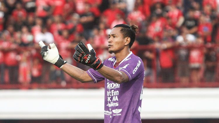 Kiper gaek Wawan Hendrawan saat masih berseragam Bali United. Copyright: © baliutd.com
