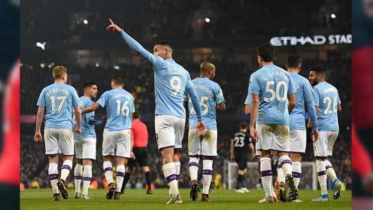 Link live Streaming babak ketiga Piala FA antara Manchester City vs Port Vale. Copyright: © OLI SCARFF/AFP via Getty Images